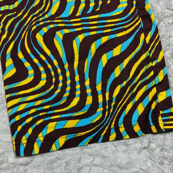 Gimaguas Zebra Disco Pants Womens Small Brown Retro Flare 70s Dopamine Comfort - Picture 3 of 7